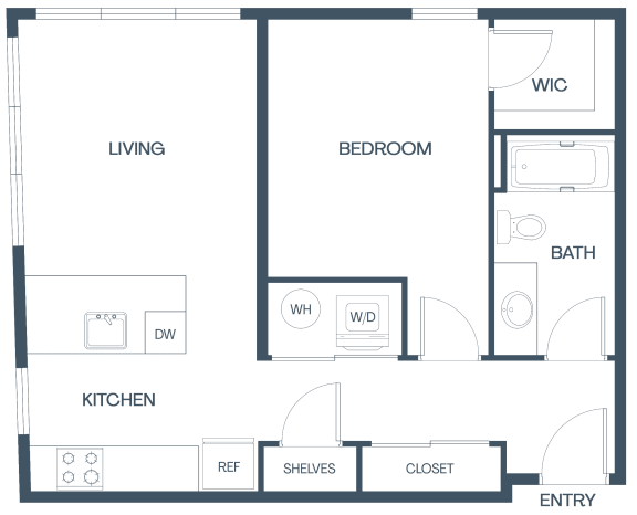 B4 Floor Plan at Baldwyn, Washington