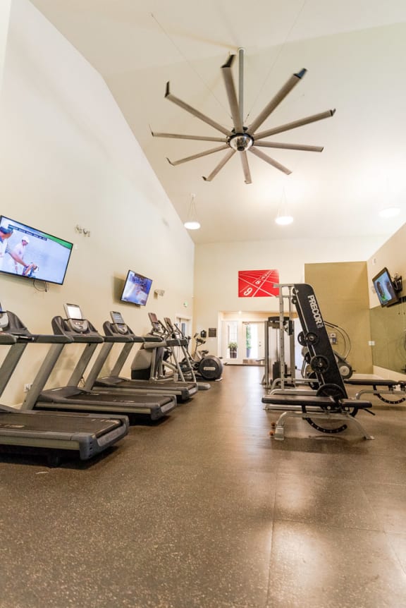 Gym with Cardio Equipments at Signature Pointe, Kent, WA