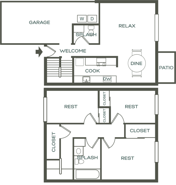 The Magnolia Floor Plan