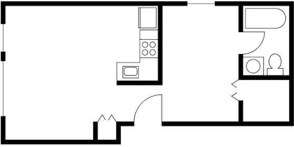 Studio 1 Bedroom Apartments in Belltown Seattle Ellis Court