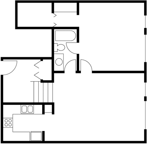 Studio 1 Bedroom Apartments in Belltown Seattle Ellis Court