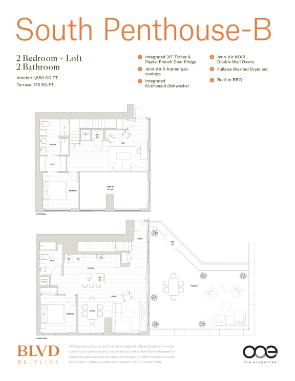 South Penthouse- B at BLVD Beltline, Calgary, AB, T2G 2K4