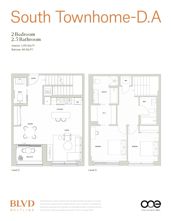 South Townhome D at BLVD Beltline, Calgary, Alberta