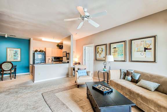 Bristol Village Apartments model ceiling fan
