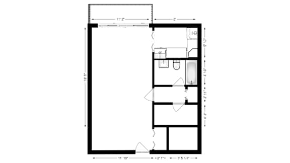 Silver Spring House Studio Floor Plan