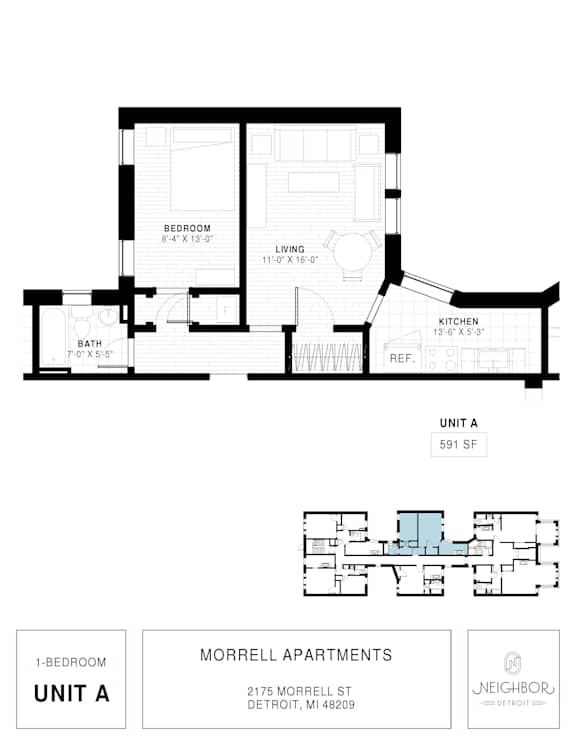 Renovated One Bedroom