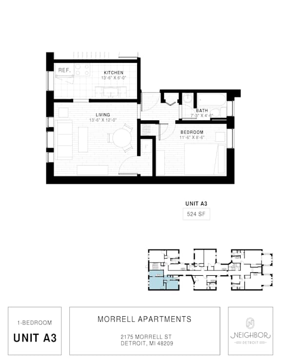Renovated One Bedroom