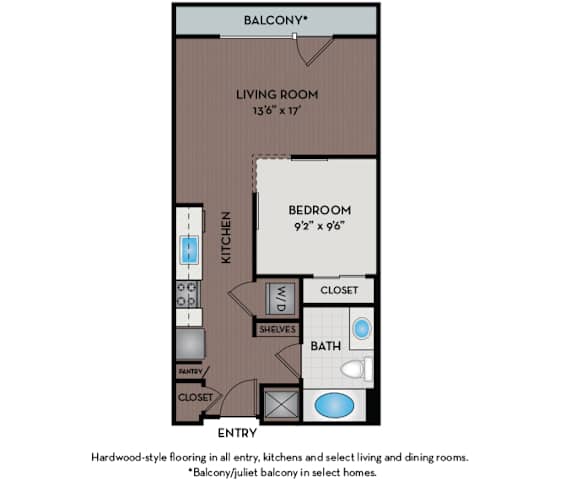 Mallory Square - Rockville, MD - 01S1A Floor Plan