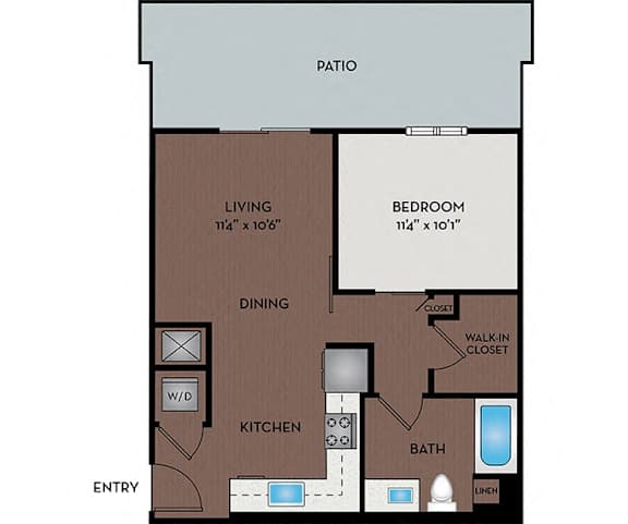 Pace Apartments - Las Vegas, NV - 11F1 Floor Plan