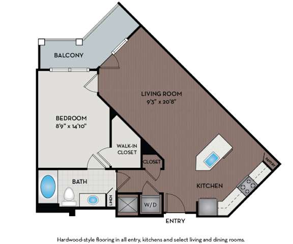 Mallory Square - Rockville, MD - 11F2A Floor Plan