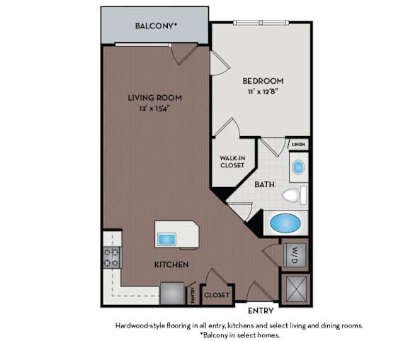 Mallory Square - Rockville, MD - 11F3 Floor Plan