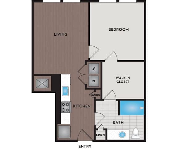 Vinings Lofts and Apartments - Atlanta, GA - A4 Floor Plan