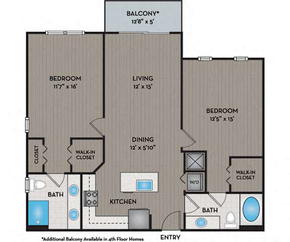 The District Boynton - Boynton Beach, FL - 22F2 Floor Plan