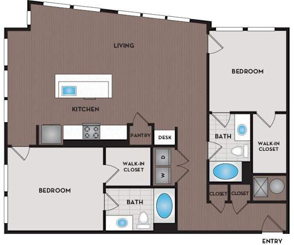 Vinings Lofts and Apartments - Atlanta, GA - B7 Floor Plan