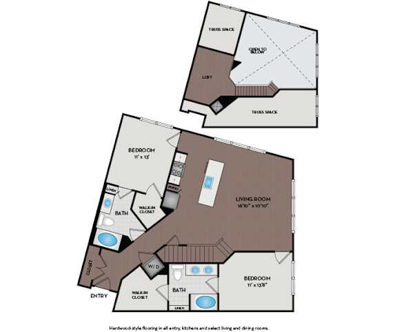 Mallory Square | Rockville, MD | 22L2 Floor Plan 1404 SF