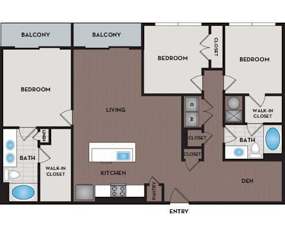 Vinings Lofts and Apartments - Atlanta, GA - C2 Floor Plan