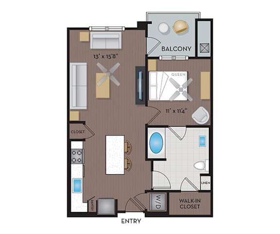 Joule La Floresta - Brea, CA - 11F2B Floor Plan