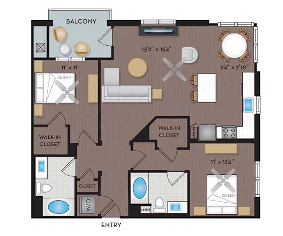 Joule La Floresta - Brea, CA - 22F5 Floor Plan