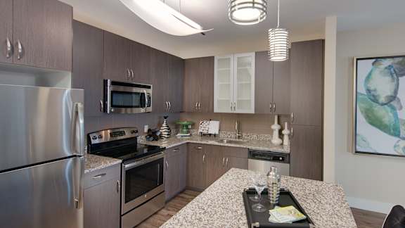 Mallory Square Apartments | Rockville, MD | 22F1B Floor Plan Kitchen