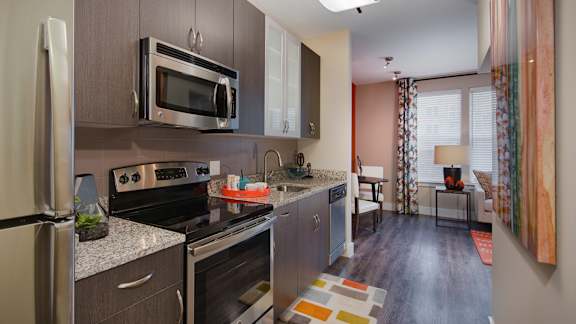 Mallory Square Apartments | Rockville, MD | 11F1C Floor Plan Kitchen