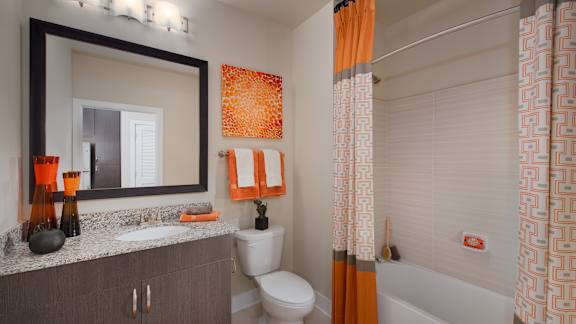 Mallory Square Apartments | Rockville, MD | 11F1C Floor Plan Bathroom