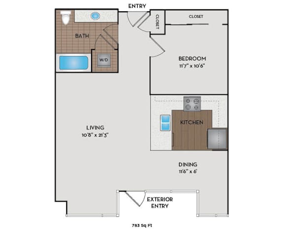 The Matisse - Portland, OR - The Bernini floor plan