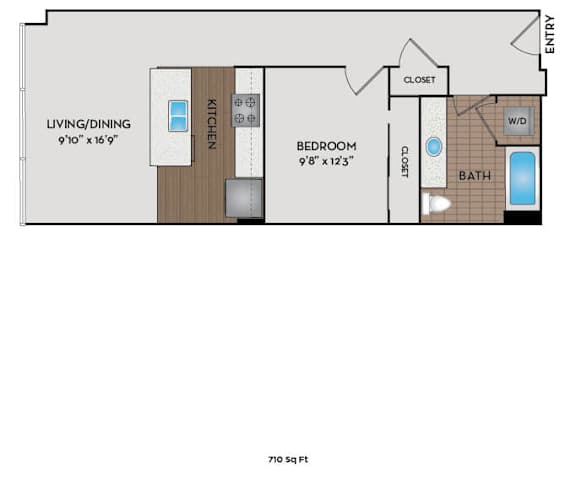 The Matisse - Portland, OR - The Kahlo floor plan