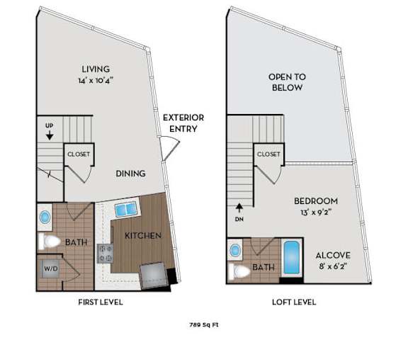 The Matisse - Portland, OR - The Klimt floor plan