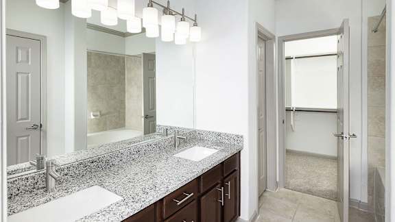 Glenhaven at Star Ranch - Hutto, TX - C2 Floor Plan Renovated Bathroom