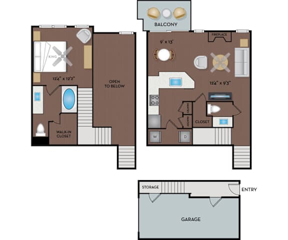 NoA on McNeil - Austin, TX - 11T2 Floor Plan