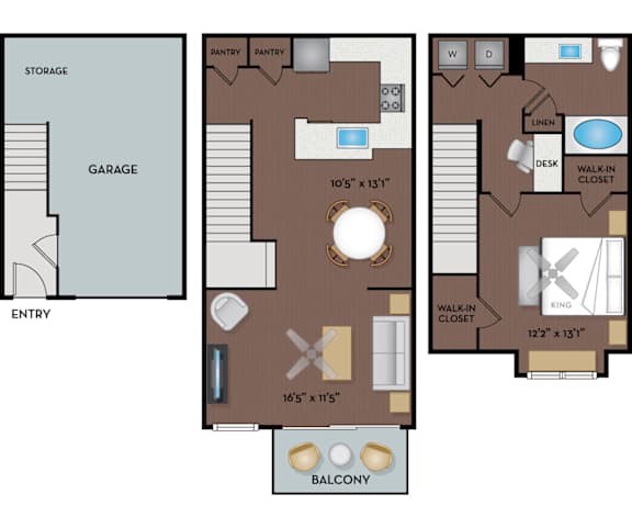 NoA on McNeil - Austin, TX - 11T3 Floor Plan
