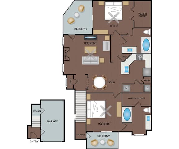 NoA on McNeil - Austin, TX - 22T1A Floor Plan