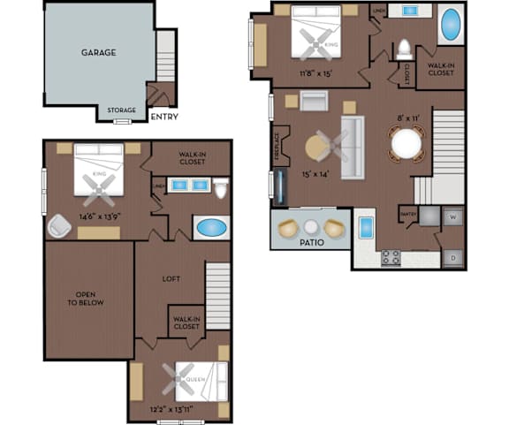 NoA on McNeil - Austin, TX - 32T1 Floor Plan