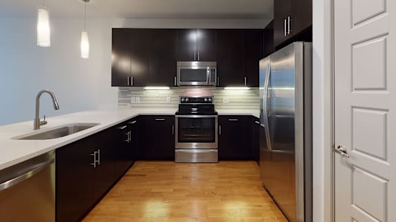 Stella Apartments | Dallas, TX | 11F2D Floor Plan Kitchen