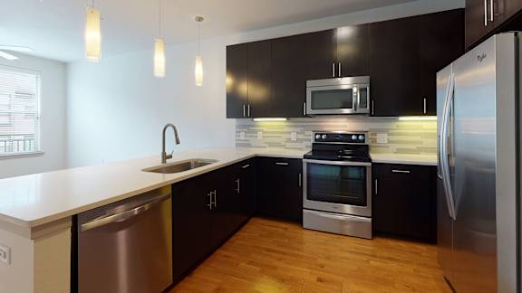 Stella Apartments | Dallas, TX | 11F3D Floor Plan Kitchen