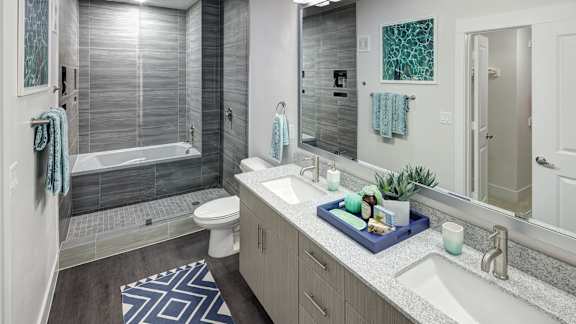 Larq Henderson Apartments | Dallas, TX | Bathroom