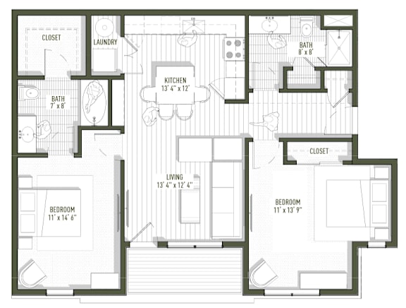 West 8th - 2bd Sapphire B