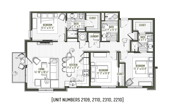 West 8th - 3bd Gold A