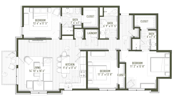 West 8th - 3bd Gold C