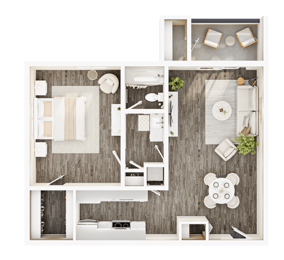 Avia McCormick Ranch - Avalon 3D Floor Plan