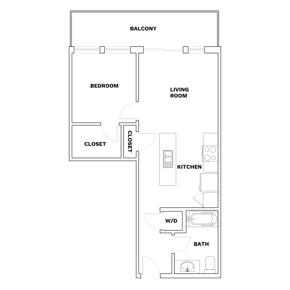 a floor plan of a house with a bedroom