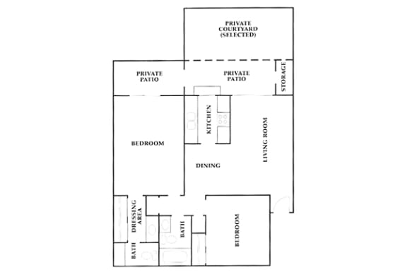 Palm-floorplan at Aspire Upland Apartments, Upland, CA, 91786
