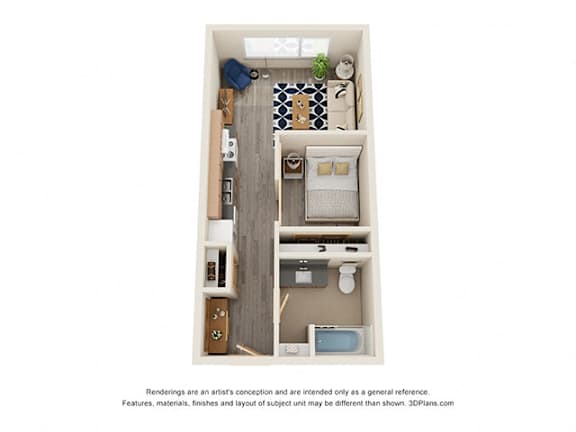 1 bed 1 bath at Cedar Crossing, Washington, 98115