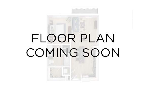 A floor plan is coming soon.