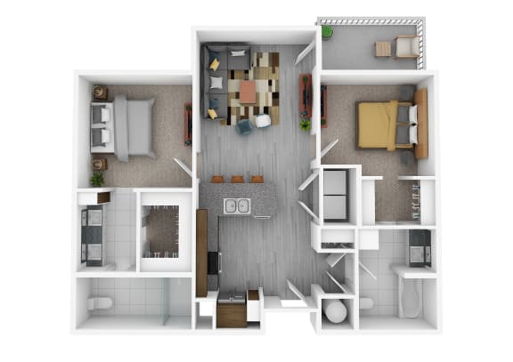 Norwood 2BR 2 BA