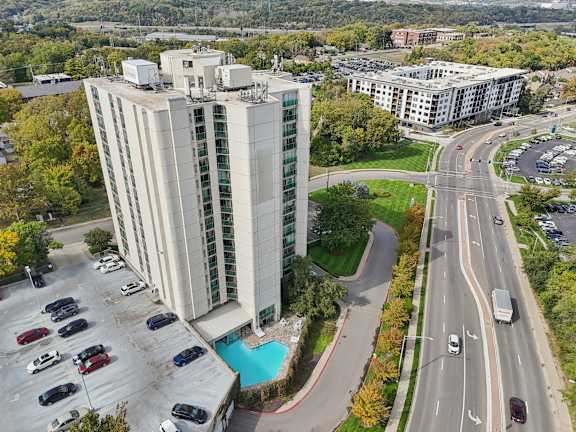 Aerial View at Vista Condominiums, Kansas City, KS