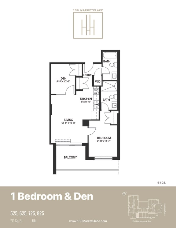 Ub Floor Plan at 150 Marketplace, Ottawa