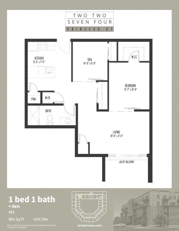 Unit 1Nx at 2274 Princess St., Kingston, ON