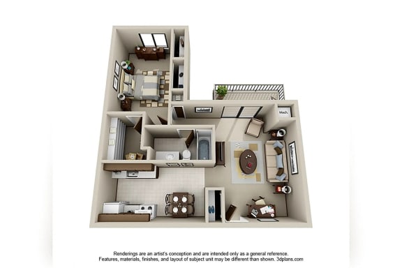 a floor plan is shown in this illustration