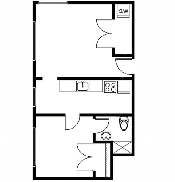 bedroom floor plan | luxury apartments in brooklyn ny | the mille brook